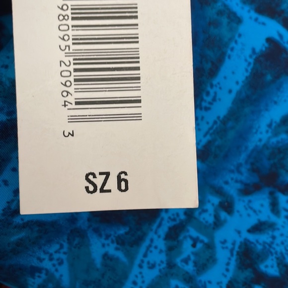 NWT Blue Maxi Summer Dress      Size: 6 - Picture 7 of 7